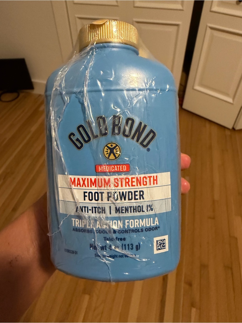 Gold Bond Maximum Strength Foot Powder - Blue NEW IN PACKAGE, 3pack